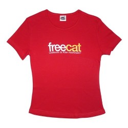 Samarreta de xiqueta Free Cat - Companyia de roba independent