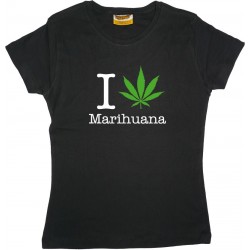 Samarreta noia I love Marihuana
