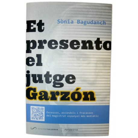 Llibre Et presento el jutge Garzón