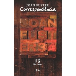 Llibre Correspondència Joan Fuster 13: MAX CAHNER