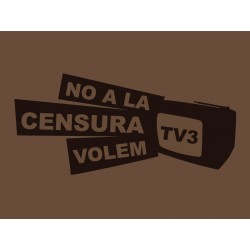 Samarreta solidària No a la censura, volem TV3!