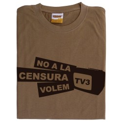 Samarreta solidària No a la censura, volem TV3!