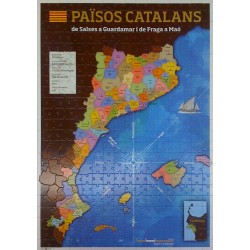 Trencaclosques puzzle mapa dels Països Catalans