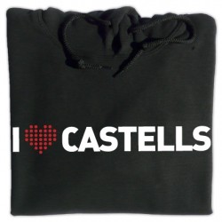 Dessuadora caputxa I love castells