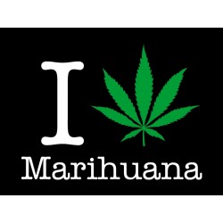Dessuadora I love Marihuana