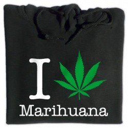 Dessuadora I love Marihuana