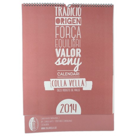 Calendari Colla Vella 2014