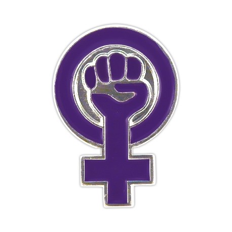 Pin símbol feminista