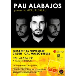 Entrada per al Concert de Pau Alabajos + Agustí Busom