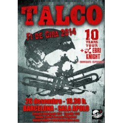 Entrada concert Talco + Every Knight Sala Apolo BCN + CD DVD