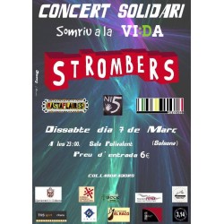 Entrada concert solidari Strombers a Solsona