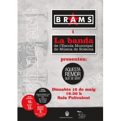 Entrada concert Brams+Banda de l'EMMS a Solsona