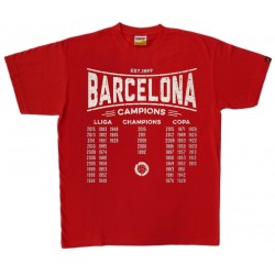 Samarreta unisex Barcelona Campions