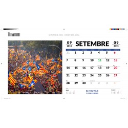 Calendari hol·lograma 3D El nou país Catalunya 2015-2016
