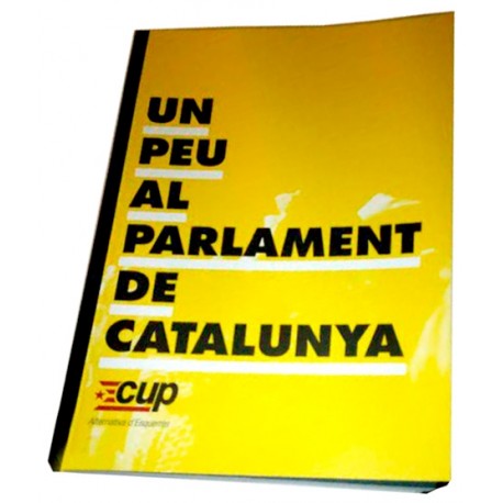 Llibre "CUP: Un peu al Parlament de Catalunya"