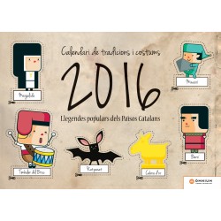 Calendari De Tradicions i Costums Llegendes Popular Dels Països Catalans 2016 - Òminum