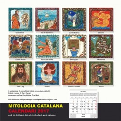 Calendari 2017 d'elements de la mitologia catalana