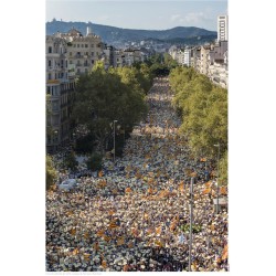 Póster foto commemorativa Diada 2016 a Barcelona