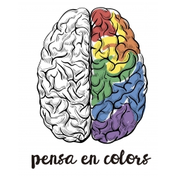 Samarreta NOIA Pensa en colors - cervell