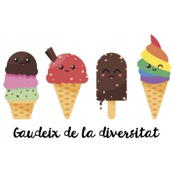 Samarreta NOIA Gaudeix de la diversitat - gelats