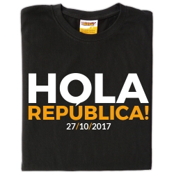 Samarreta unisex Hola República catalana