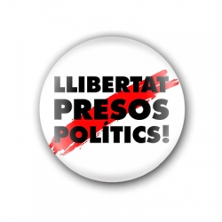 Xapa "Llibertat presos polítics"