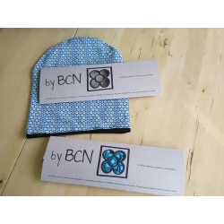 Nova barretina ByBCN BN001estampat hexàgon turquesa