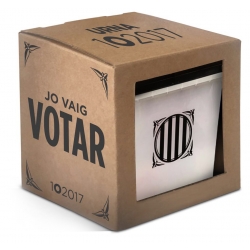 Rèplica en miniatura de l’urna del referèndum de l’1 d’octubre