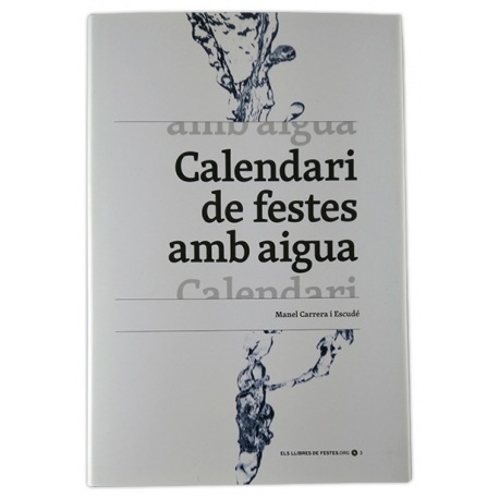 Llibre Calendari de festes amb aigua