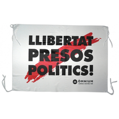 Banderola domàs Llibertat Presos Polítics