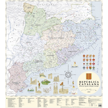 Mapa de la República Catalana