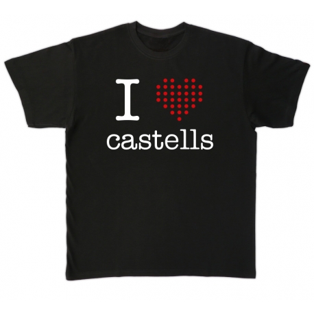 Samarreta I love castells model 3