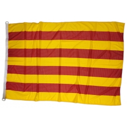 Bandera catalana - senyera màstil microperforada gran