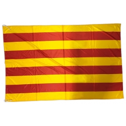 Bandera catalana - senyera amb vetes gran