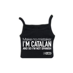 Samarreta de tirants:I'm catalan