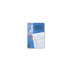 Llibre Diccionari de paranys de traducció català-anglès